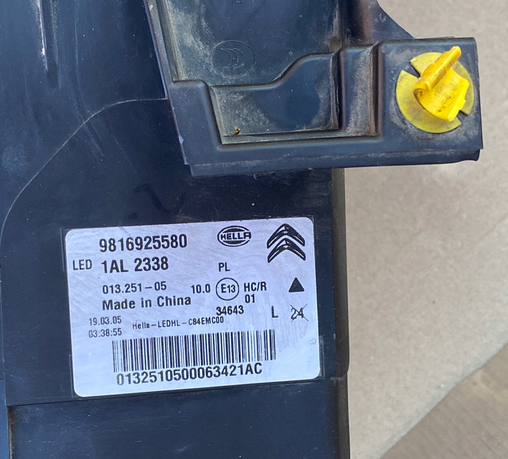 Frontscheinwerfer Citroën C5 Aircross 9816925580 LED Links Headlight