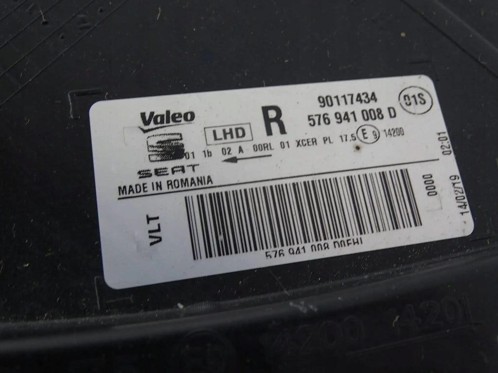 Frontscheinwerfer Seat Ateca 576941008D Rechts Scheinwerfer Headlight