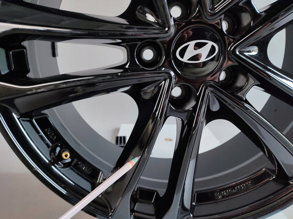 1x Alufelge 19 Zoll 7.5" 5x114.3 49 5ET Schwarz KH277519 Hyundai Tucson FEL9438990647dc