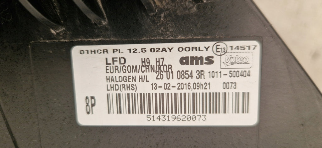Frontscheinwerfer Renault Talisman 260108543 Rechts Scheinwerfer Headlight SCH2246823228tg