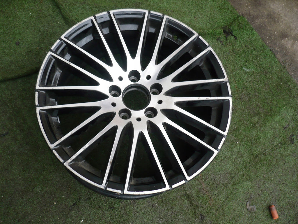 1x Alufelge 18 Zoll 7.5" 5x112 40ET Glanz A2064014900 Mercedes-Benz Rim Wheel