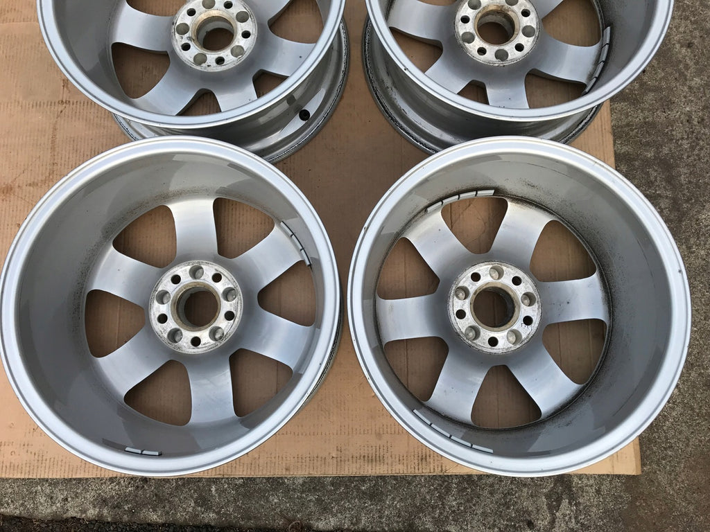 4x Alufelge 17 Zoll 7.5" 5x112 28ET Glanz Silber 8T0601025 Audi Rim Wheel