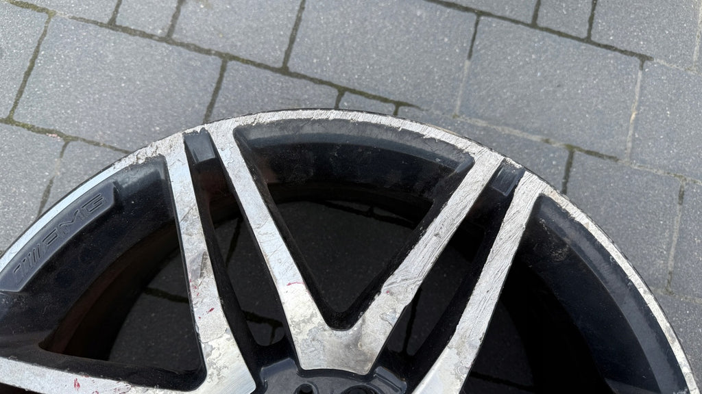 1x Alufelge 18 Zoll 8.5" 5x112 54ET Glanz A2044010704 Mercedes-Benz Rim Wheel