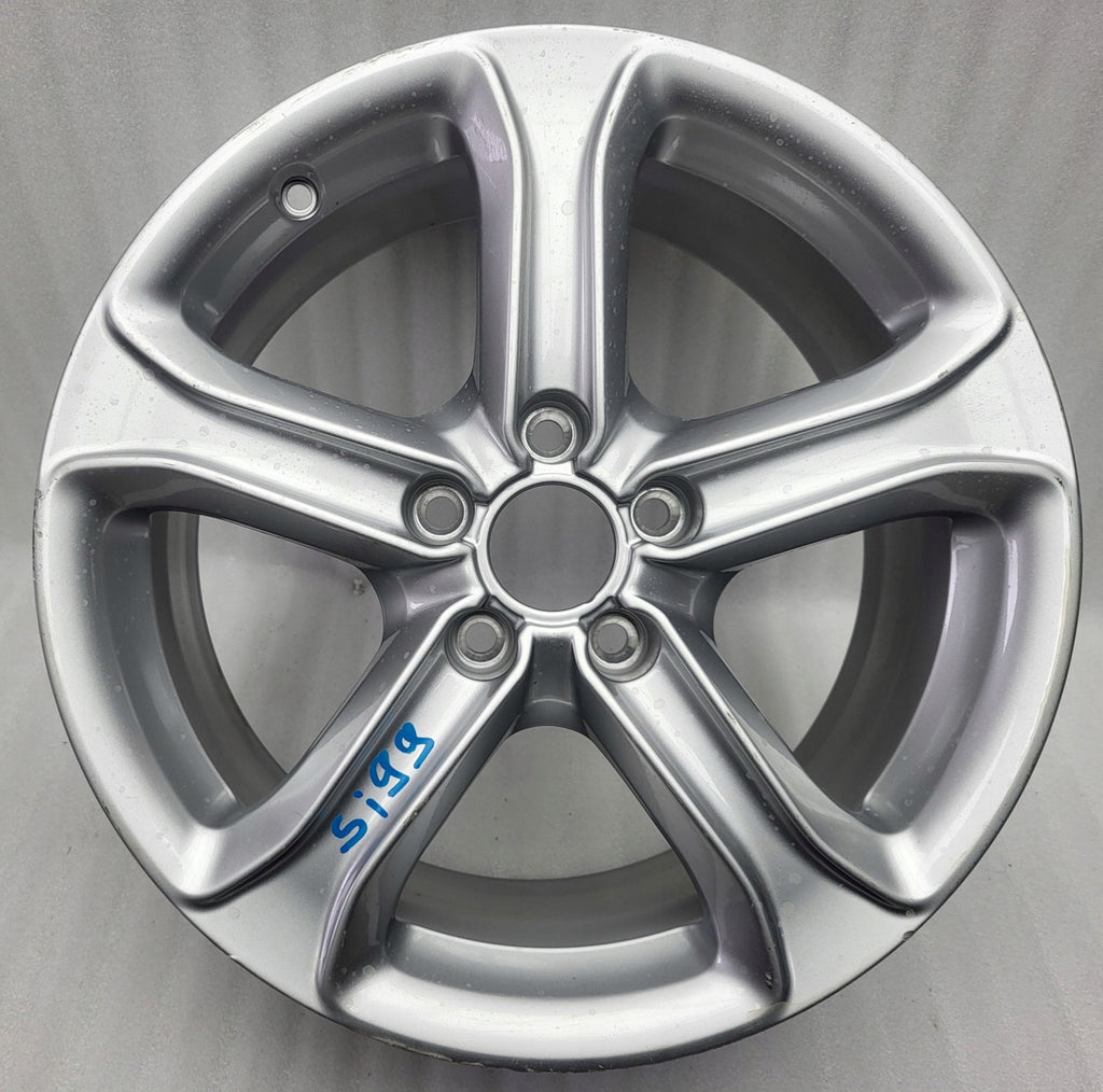 1x Alufelge 17 Zoll 7.5" 5x112 45ET Glanz Silber 8K0601025CE Audi A4 B8 FEL7340682147bp
