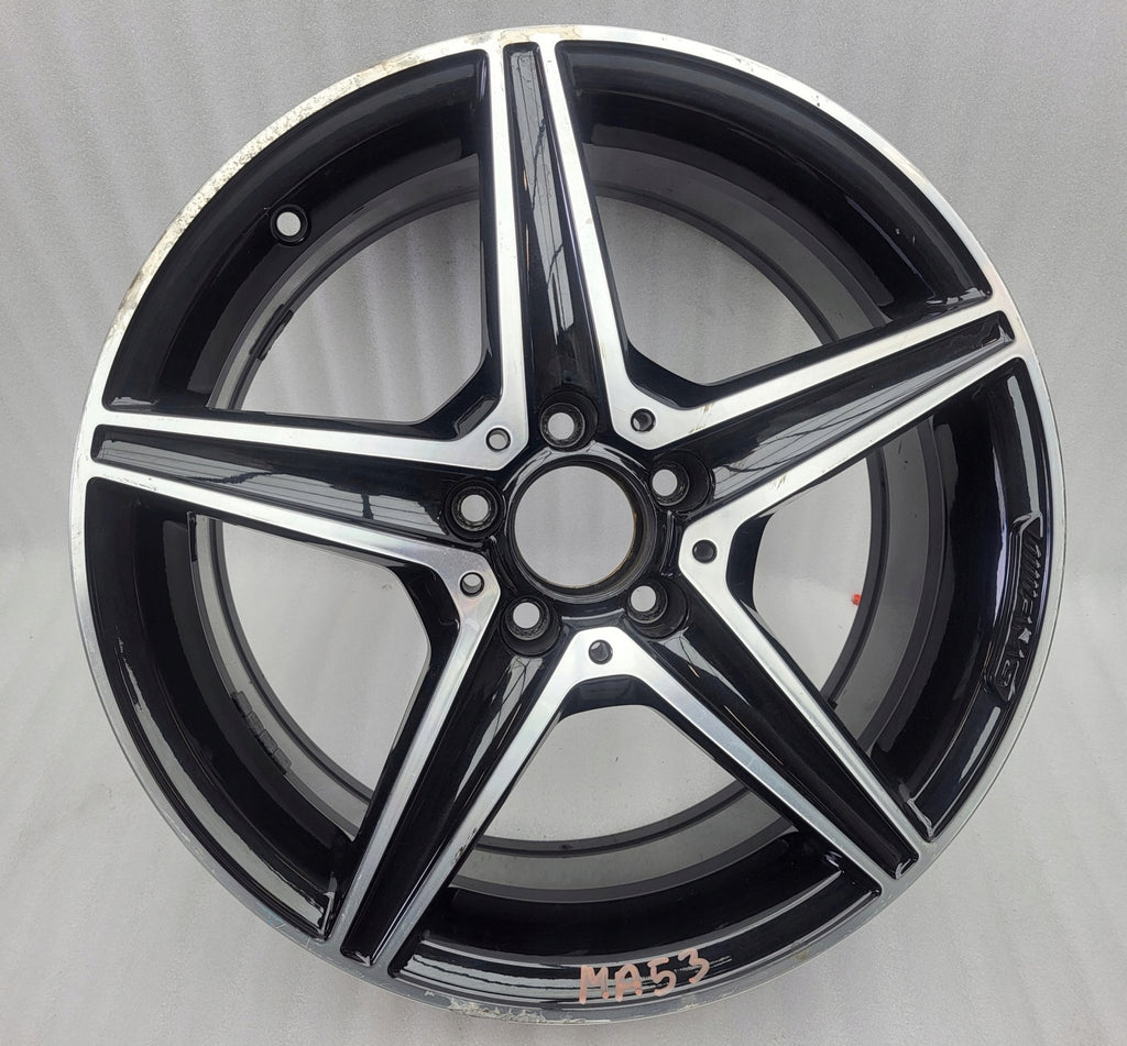1x Alufelge 18 Zoll 7.5" 5x112 44ET Glanz Schwarz A2054011100 Mercedes-Benz W205 FEL5609395909pl