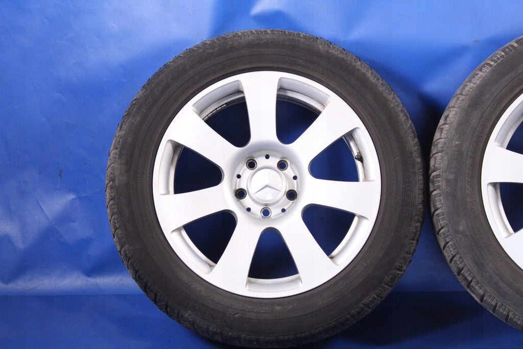 1x Alufelge 17 Zoll 8.0" 5x112 43ET Glanz Silber A2214010202 Mercedes-Benz W221