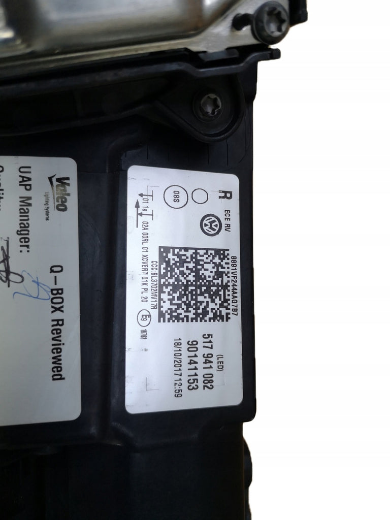 Frontscheinwerfer VW Sportsvan 517941082 Full LED Ein Stück (Rechts oder Links)