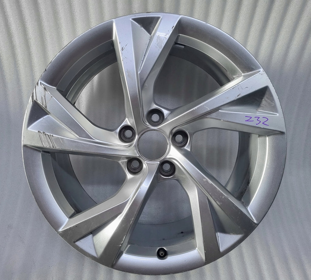 1x Alufelge 18 Zoll 8.0" 5x112 40ET Glanz Silber 8W0601025EJ Audi A5 Rim Wheel