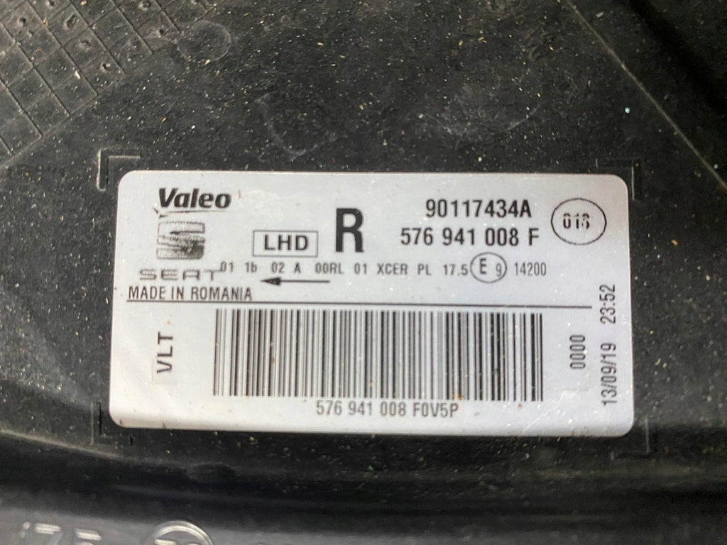 Frontscheinwerfer Seat Ateca 90117434 LED Rechts Scheinwerfer Headlight