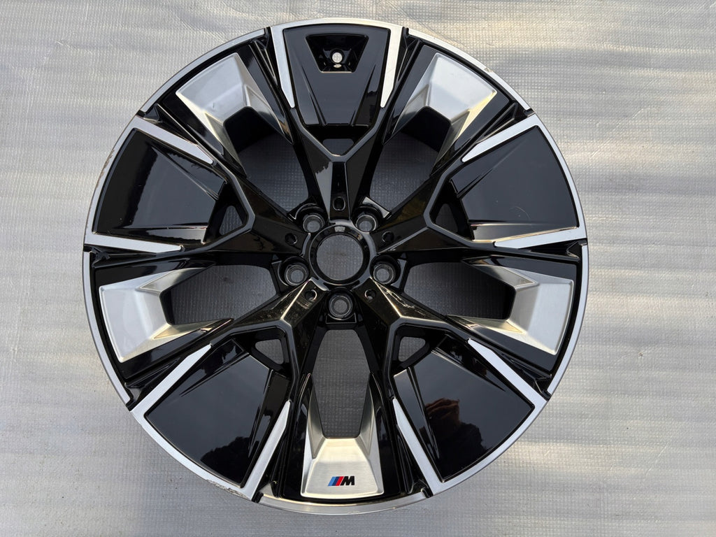 1x Alufelge 20 Zoll 8.0" 5x112 26ET Glanz Schwarz 7916267 BMW Ix3 Rim Wheel FEL9951481887gb