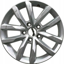 Load image into Gallery viewer, 1x Alufelge 16 Zoll 6.5&quot; 5x112 41ET Glanz Silber 3G0601025 Vw Rim Wheel