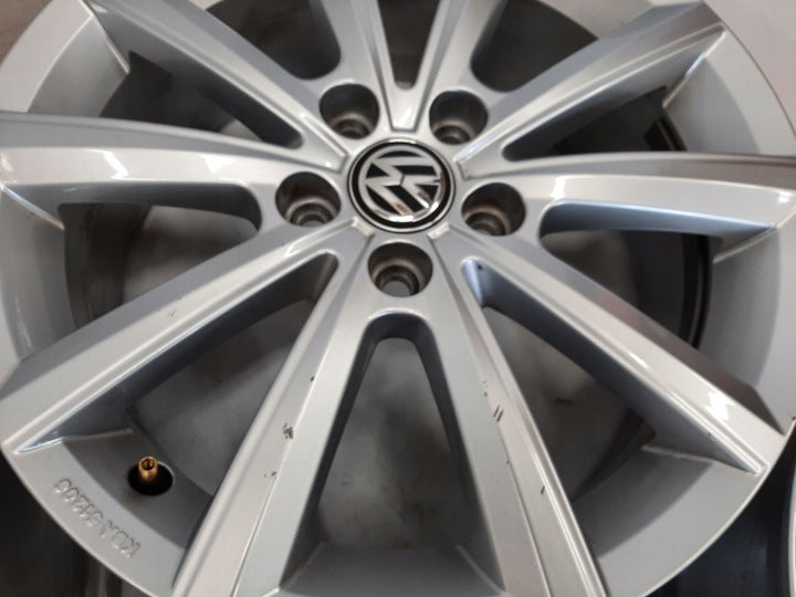 4x Alufelge 16 Zoll 6.0" 5x100 45ET 2G0071496 VW Polo Rim Wheel FEL1717969854sd