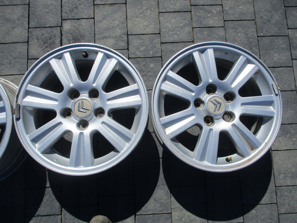 4x Alufelge 16 Zoll 6.5" 5x114.3 38ET Silber Citroën Rim Wheel FEL7150255202me