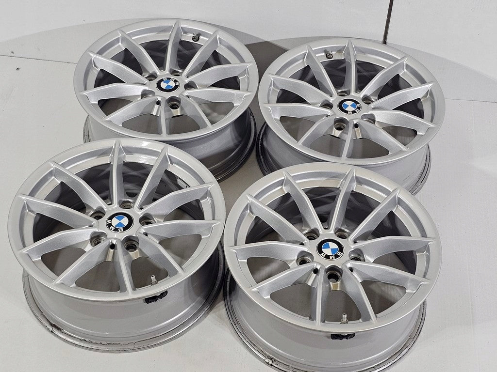 4x Alufelge 16 Zoll 6.5" 5x112 22ET Glanz Silber 6876921 BMW Rim Wheel FEL5155842191ic