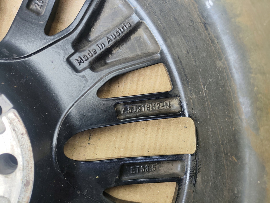 1x Alufelge 18 Zoll 7.5" 5x112 53 5ET Glanz A2434011800 Mercedes-Benz W247 FEL8377322568dz