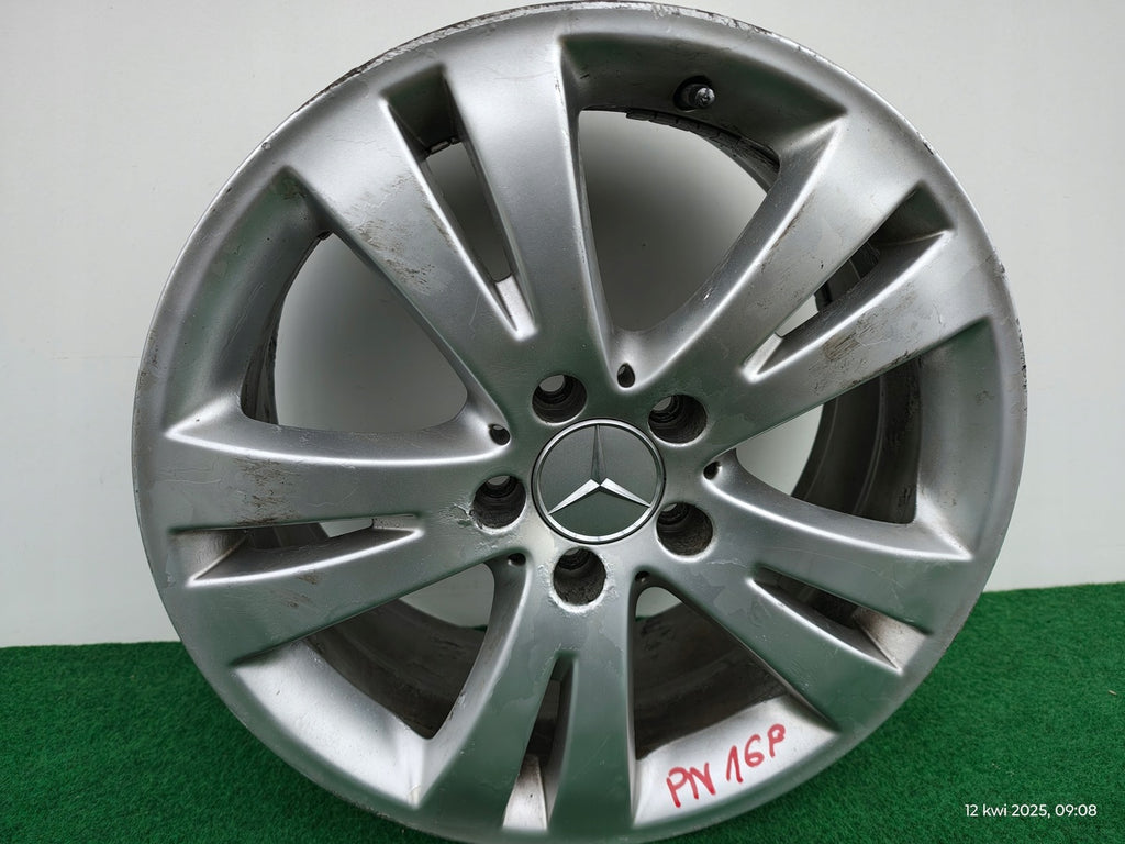1x Alufelge 17 Zoll 7.5" 5x112 47ET A2044010402 Mercedes-Benz W204 Rim Wheel