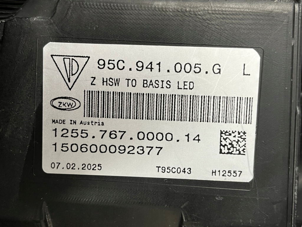 Frontscheinwerfer Porsche Macan 95C941005G LED Links Scheinwerfer Headlight SCH1292367676vo