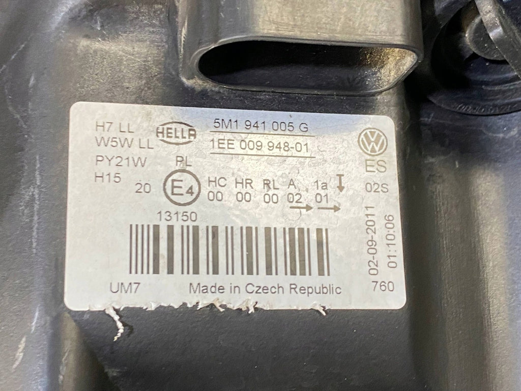 Frontscheinwerfer VW Golf VI Plus 5M1941005G Links Scheinwerfer Headlight SCH4092437059ff