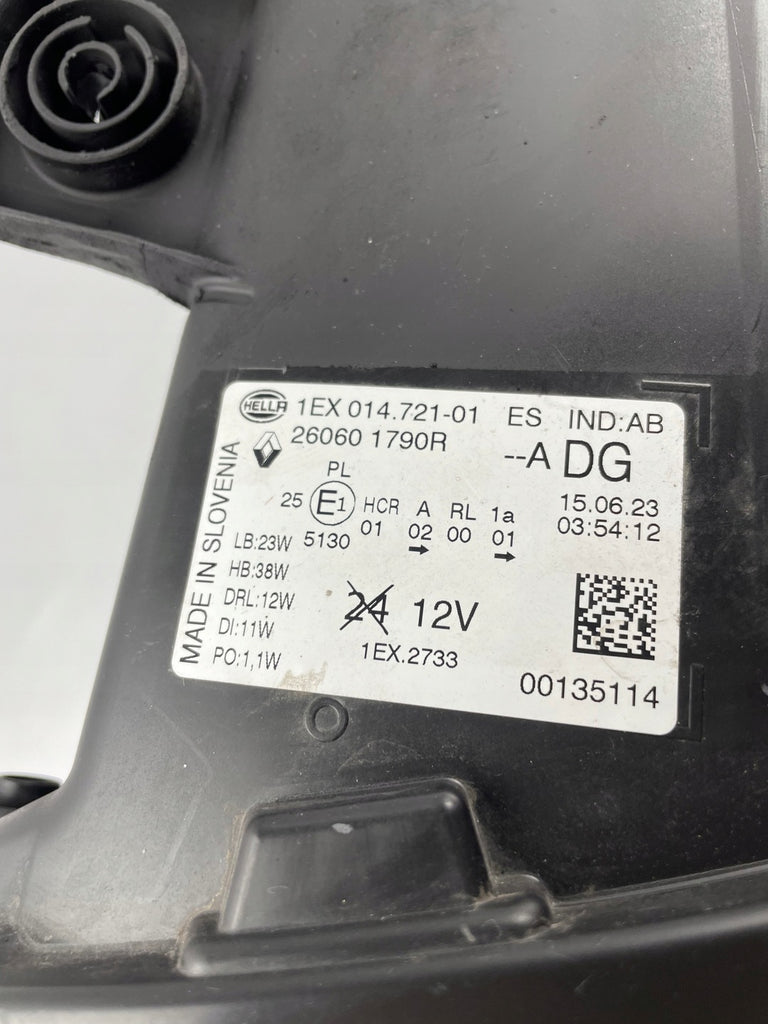 Frontscheinwerfer Renault Trafic III 260601790R Full LED Rechts oder Links SCH7573735722df