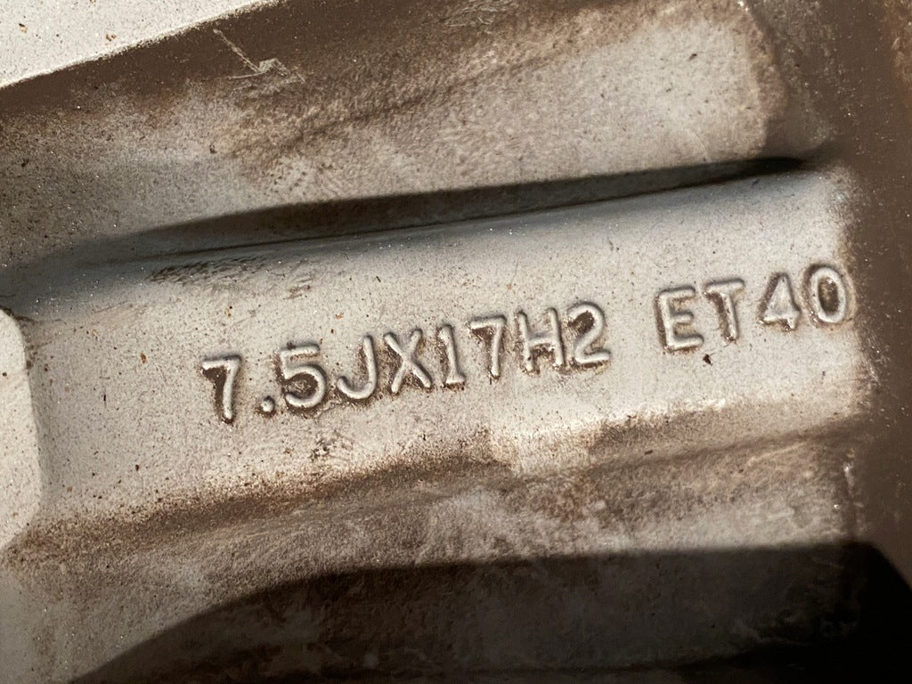 1x Alufelge 17 Zoll 7.5" 5x112 40ET A2134011200 Mercedes-Benz W213 Rim Wheel FEL1428110776vk