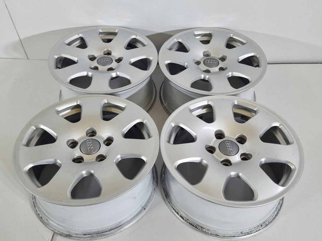 4x Alufelge 15 Zoll 7.0" 5x112 39ET Glanz Silber 8E0601025 Audi Rim Wheel FEL4700186614po