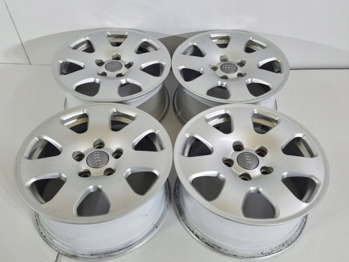 4x Alufelge 15 Zoll 7.0" 5x112 39ET Glanz Silber 8E0601025 Audi Rim Wheel FEL4700186614po