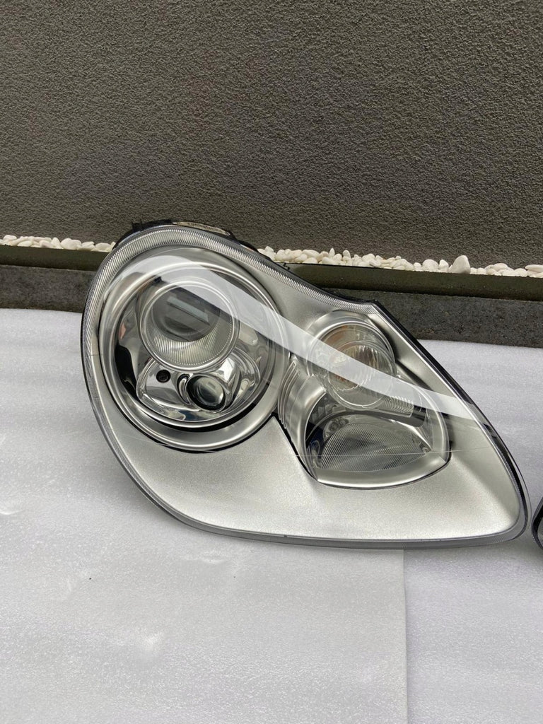 Frontscheinwerfer Porsche Cayenne I Ein Satz Scheinwerfer Headlight SCH6716006340ea