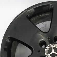 Load image into Gallery viewer, 1x Alufelge 17 Zoll 8.0" 5x112 43ET Glanz Schwarz A2214010302 Mercedes-Benz W221 FEL1382310048wg