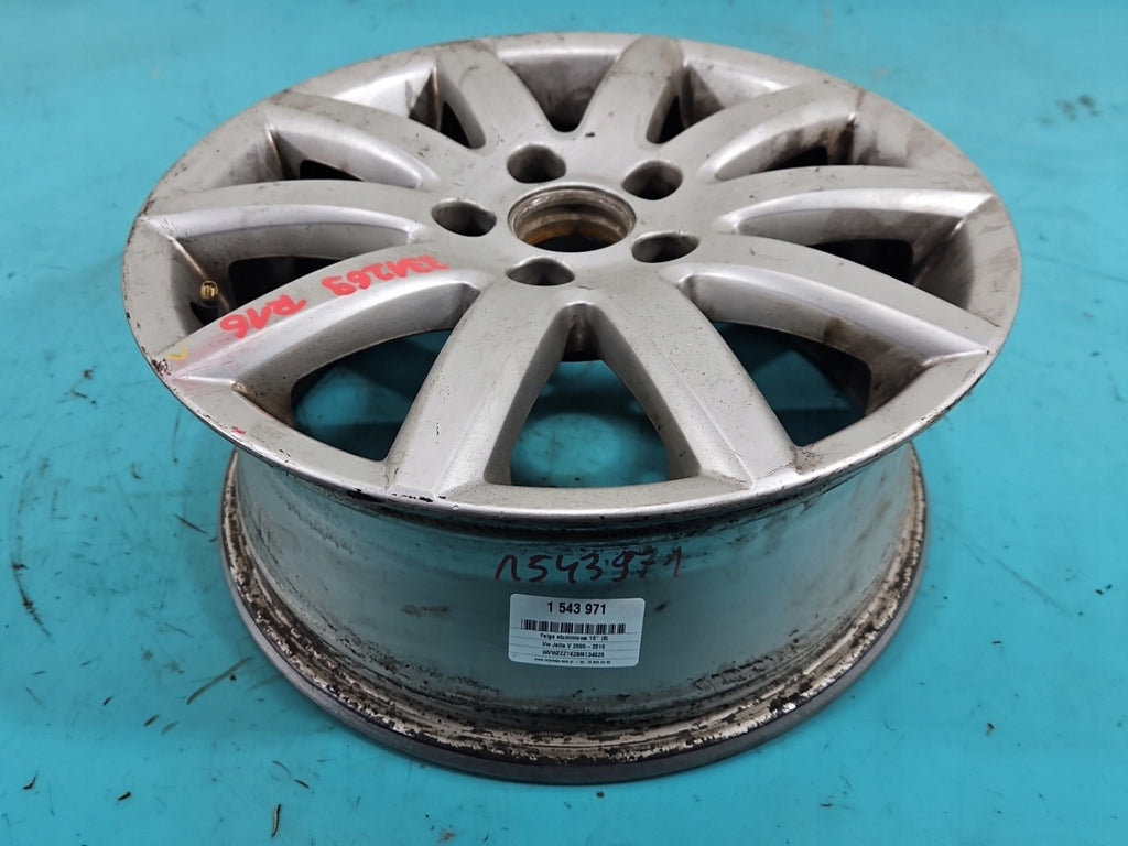1x Alufelge 16 Zoll 6.5" 5x112 1543971 VW Jetta I Rim Wheel FEL3431898687dq