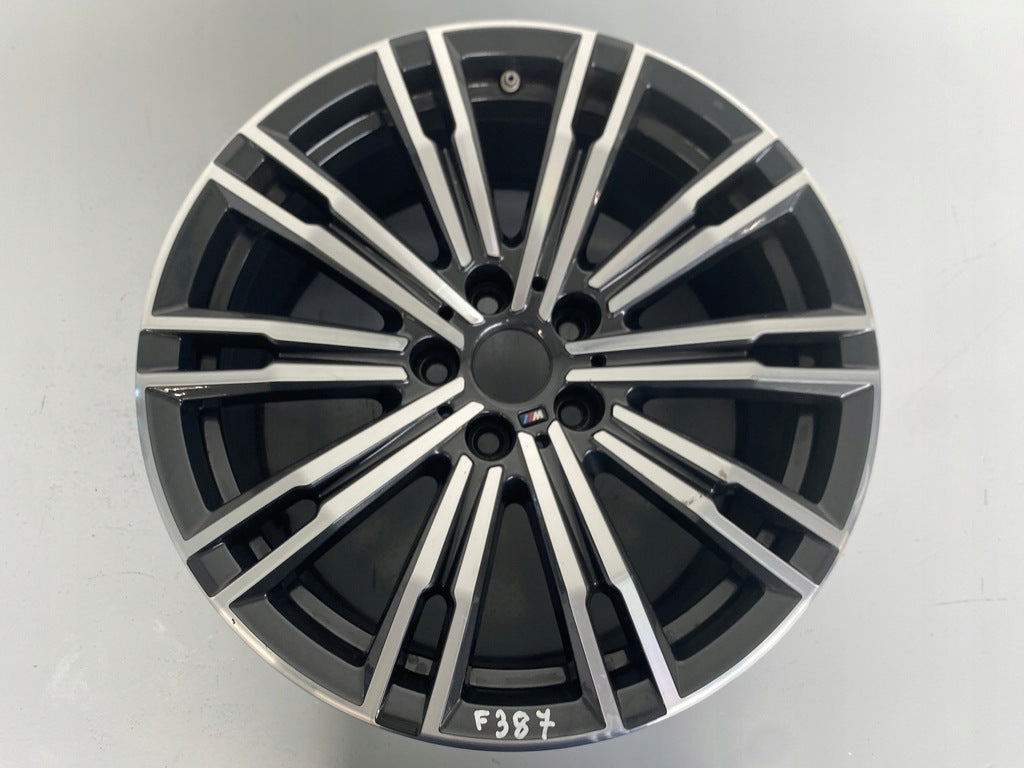 1x Alufelge 18 Zoll 8.5" 5x112 40ET Glanz Graphit 8089891 BMW G20 Mg Rim Wheel FEL8913370907za