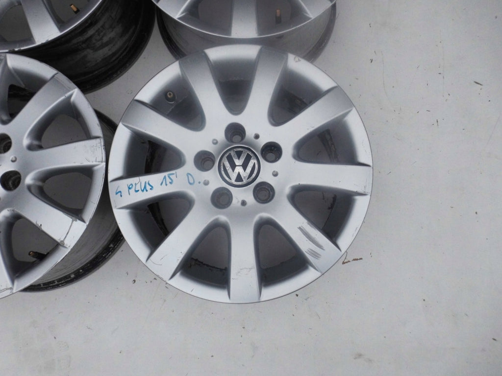4x Alufelge 15 Zoll 6.5" 5x112 50ET 1K0601025A VW Caddy V Golf VI Touran FEL4887870164pk