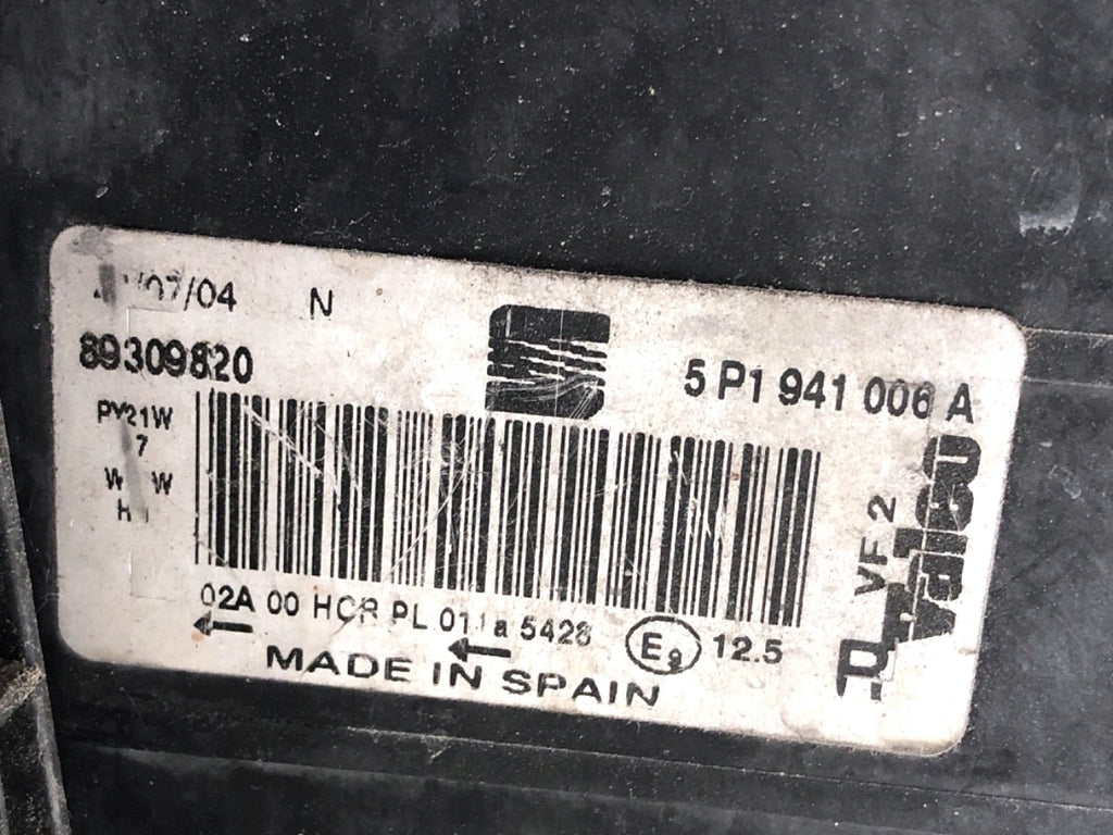 Frontscheinwerfer Seat Altea 5P1941006 Ein Stück (Rechts oder Links) Headlight