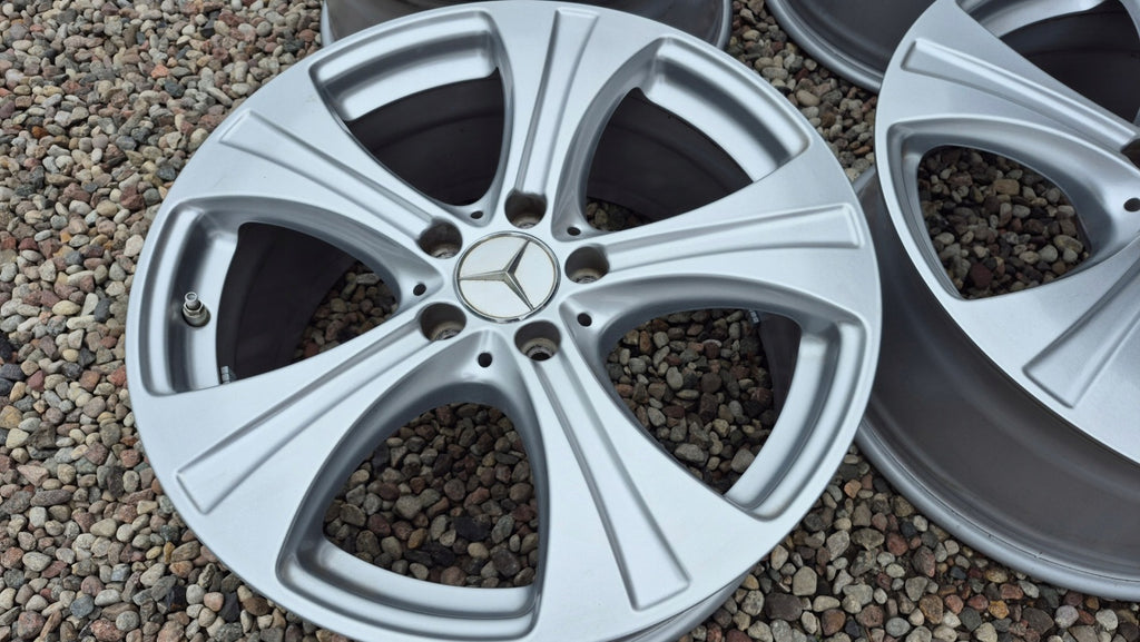 4x Alufelge 18 Zoll 8.0" 5x112 38ET Glanz Silber A2534010800 Mercedes-Benz Glc FEL5359219245ol
