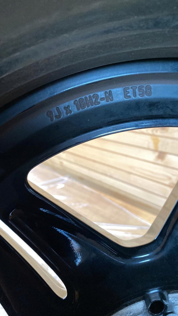 1x Alufelge 18 Zoll 9.0" 5x112 58ET Glanz Graphit A2064016600 Mercedes-Benz W206