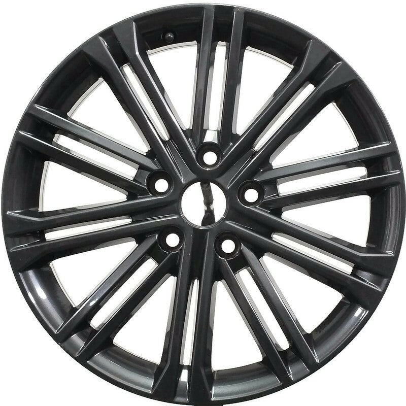 1x Alufelge 17 Zoll 7.0" 5x112 49ET Glanz Graphit 5F0601025 Seat Leon Rim Wheel