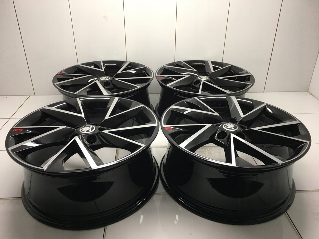 4x Alufelge 19 Zoll 8.0" 5x112 44ET 3V0601025AP Mg Superb I Rim Wheel FEL8272252202jc