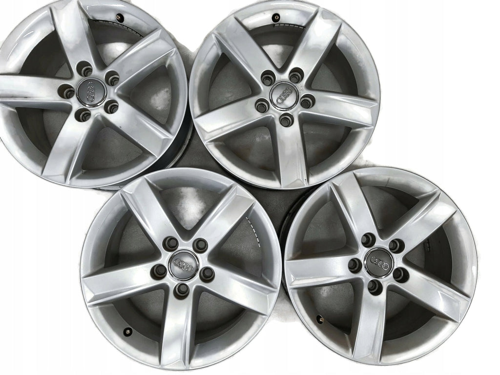 1x Alufelge 16 Zoll 7.0" 5x112 46ET Glanz Silber 8K0071496 Audi A4 B8 Rim Wheel