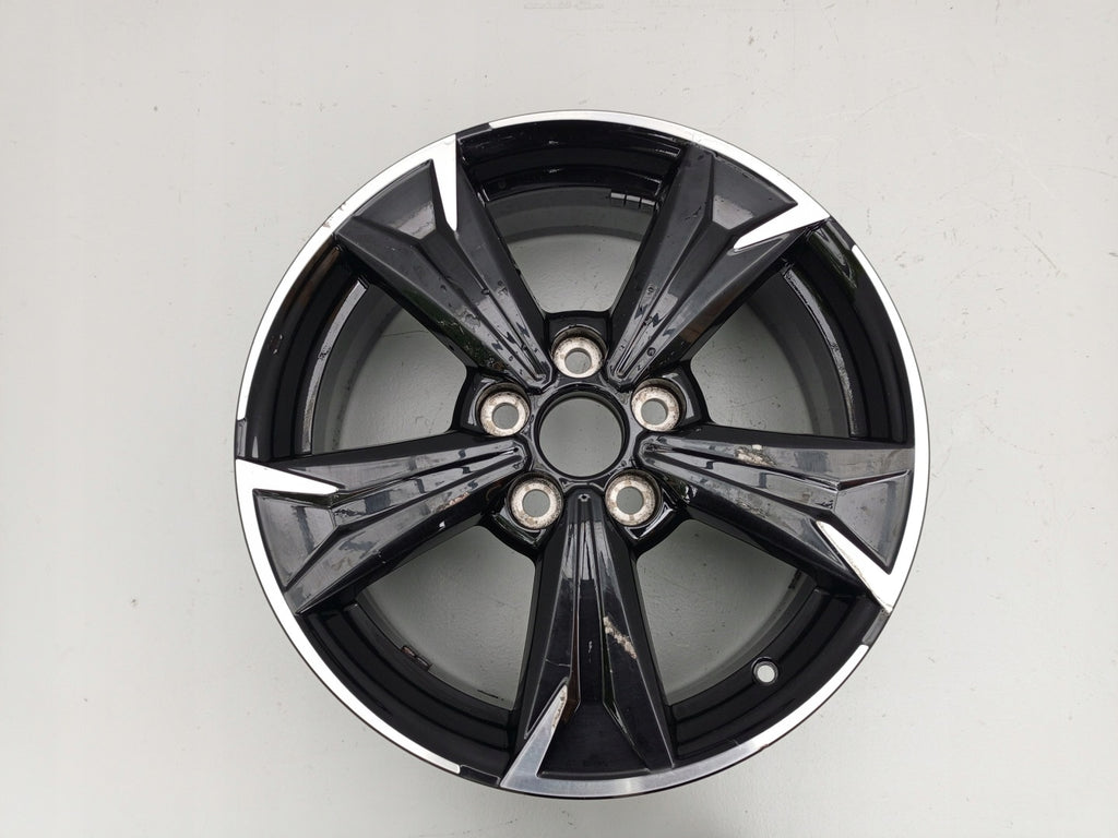 1x Alufelge 17 Zoll 6.5" 5x114.3 45ET Glanz Schwarz Toyota Verso Rim Wheel FEL2959667899no