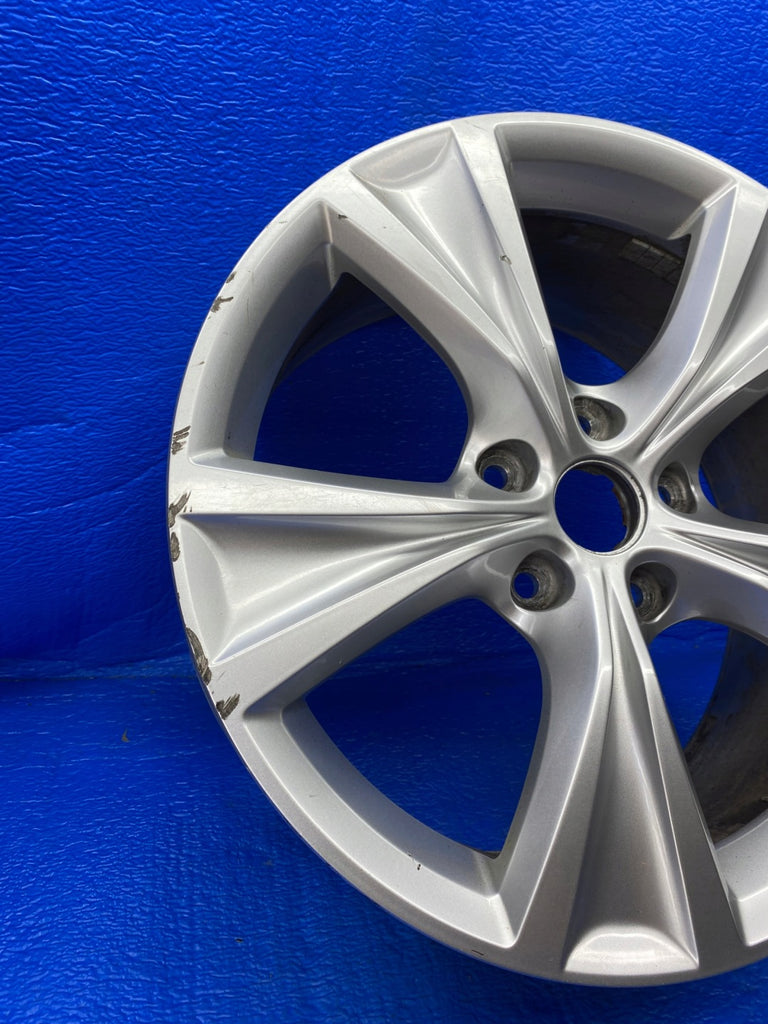1x Alufelge 17 Zoll 7.5" 5x112 46ET Glanz Silber 5FA601025C Seat Leon Rim Wheel FEL5993632812yr