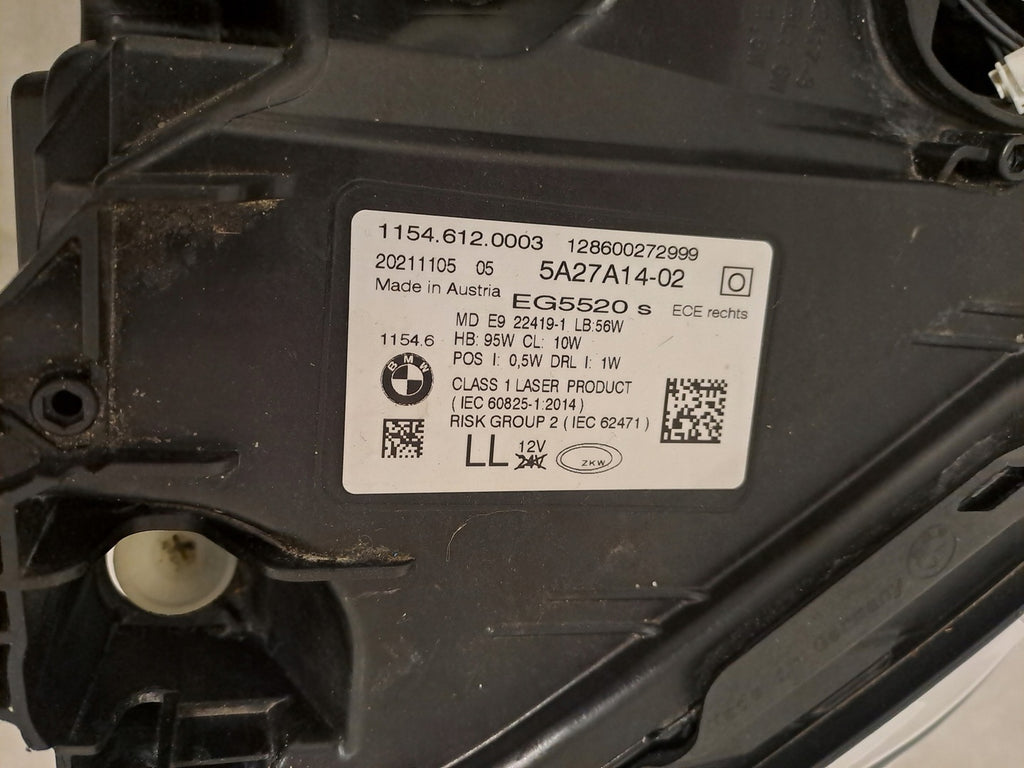 Frontscheinwerfer BMW G11 G12 5A27A14-02 Laser Rechts Scheinwerfer Headlight SCH2939702925gq