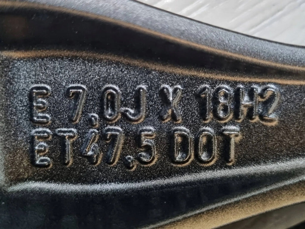 1x Alufelge 18 Zoll 7.0" 4x108 47 5ET H1BJ1007E1A Ford Fiesta Rim Wheel