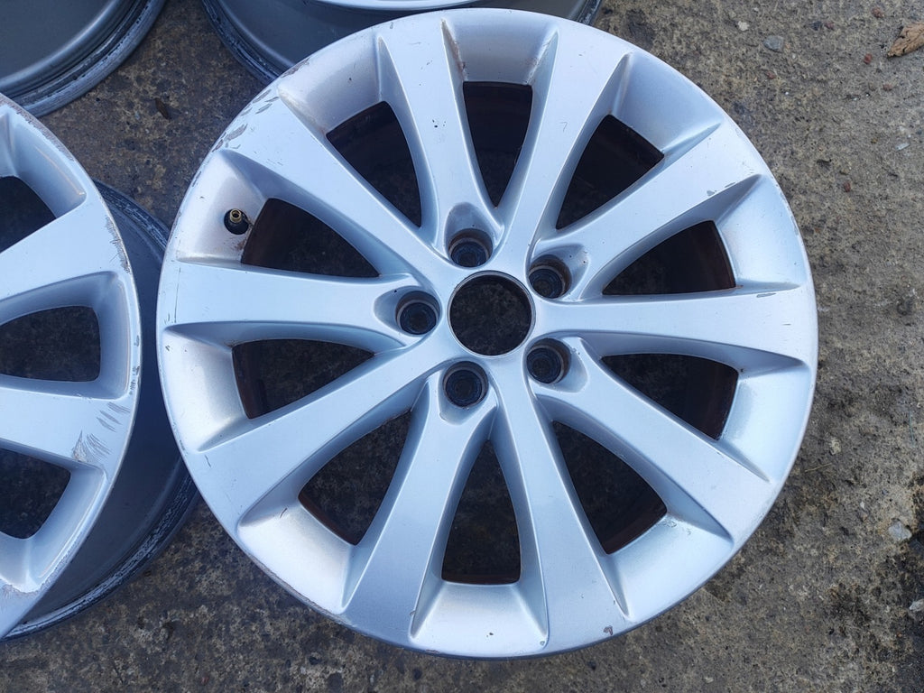 4x Alufelge 17 Zoll 7.0" 5x110 35ET Glanz Silber 13269541 Opel Meriva B FEL7016397900je