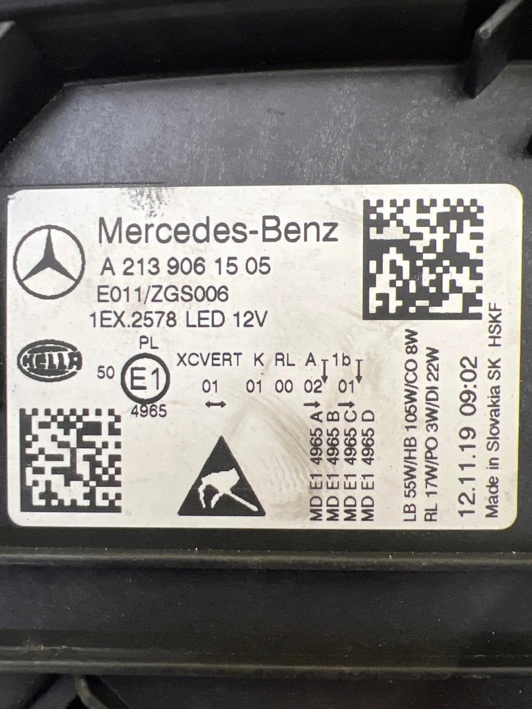 Frontscheinwerfer Mercedes-Benz W213 A2139061505 LED Links Headlight SCH8495121585ld