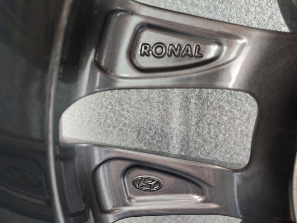 1x Alufelge 16 Zoll 6.5" 5x114.3 50ET Glanz 52910-64200 Hyundai I30 Mg Rim Wheel FEL6848132578pf