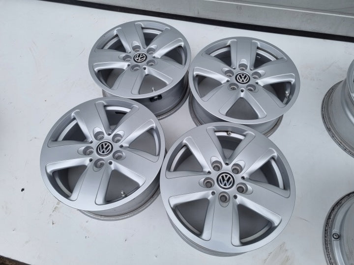 4x Alufelge 16 Zoll 7.0" 5x112 52ET 6856043 Mini Golf VIII Touran Rim Wheel FEL9162522186dc