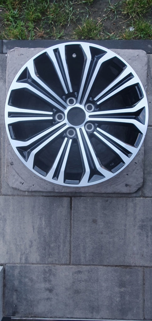 1x Alufelge 17 Zoll 7.5" 5x114.3 40ET Glanz Schwarz CMS-1029 Toyota Corolla FEL3149226757ho