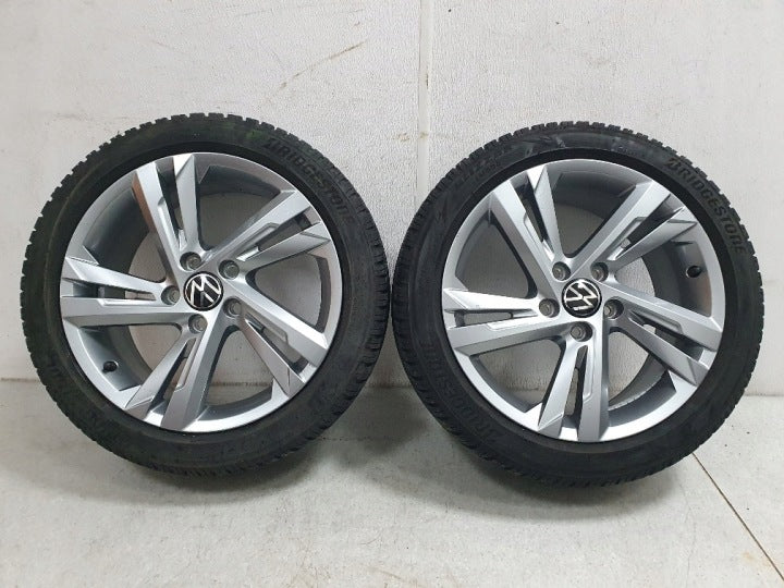 1x Alufelge 17 Zoll 7.5" 5x112 51ET Glanz Silber 5H0601025AF VW Golf Viii FEL3946983461jj
