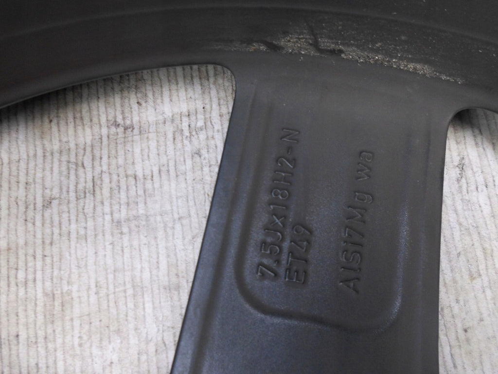 1x Alufelge 18 Zoll 7.5" 5x112 49ET Glanz Schwarz A1774013200 Mercedes-Benz FEL4816474322vu