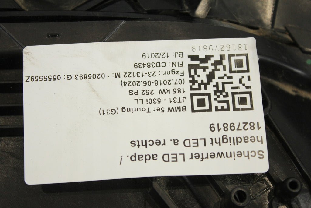 Frontscheinwerfer BMW G31 G30 9850582-02 Rechts Scheinwerfer Headlight