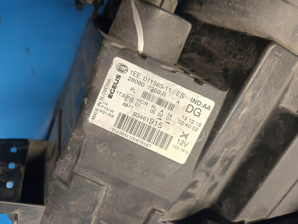 Frontscheinwerfer Opel Vivaro B Trafic III 260607359R Links Headlight SCH7695356163pf